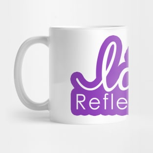 Love Reflexology - BACK of shirt placement (purple outline) Mug